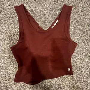 roxy cross back tank top